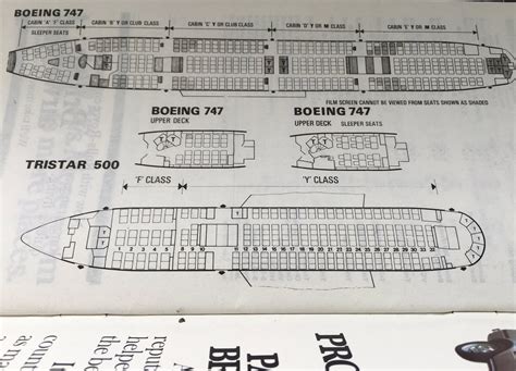 British Airways Boeing 747 Seat Map