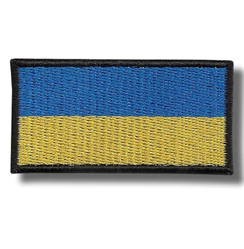 Ukraine Flag Embroidered Patch 6x3 Cm Patch