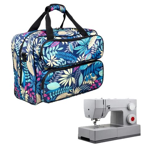 Sewing Machine Carrying Case With Multiple Storage Pockets Universal