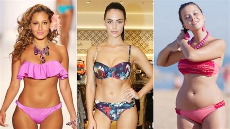 El ultimo grito de la moda española en Microbikinis con volados