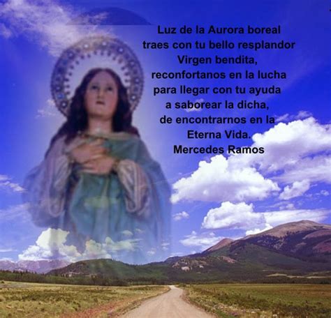 Los Poemas De Mercedes Ramos A La Virgen Inmaculada Poema Mi