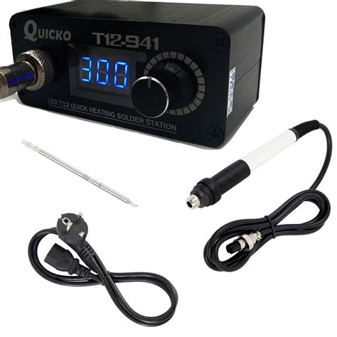 New QUICKO T12-941 MINI T12 LED Soldering Station Eectronic Soldering ...