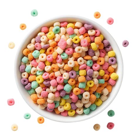 Ai Generated Breakfast Cereal Isolated On Transparent Background