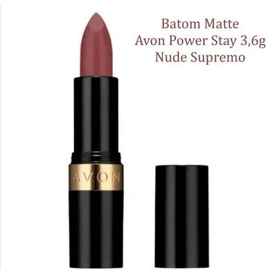 AVON BATOM MATTE AVON POWER STAY NUDE SUPREMO 3 6G Shopee Brasil