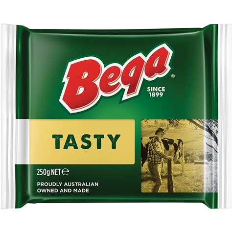 Bega Tasty Cheddar Cheese 250g Korat Chef