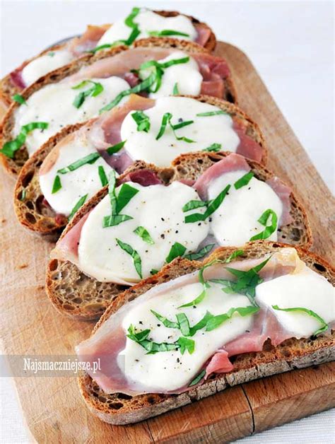 Grillowana Kanapka Z Mozzarell I Prosciutto Najsmaczniejsze Pl