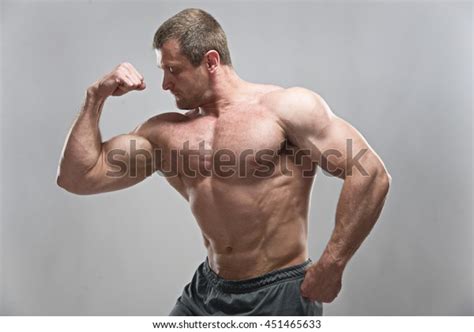 Muscular Handsome Guy Naked Torso Stock Photo Edit Now
