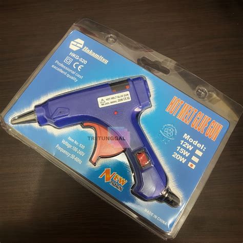 Jual Lem Tembak Biru Watt Watt Hot Gun Topmax Hakamitsu Kualitas Bagus Tombol On Off Lampu