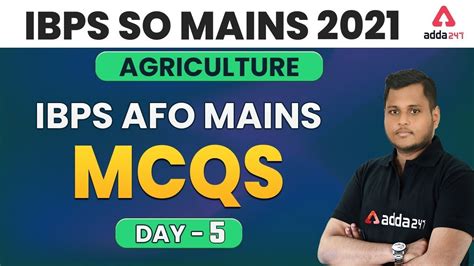 IBPS AFO Mains Preparation Agriculture MCQs Day 5 YouTube