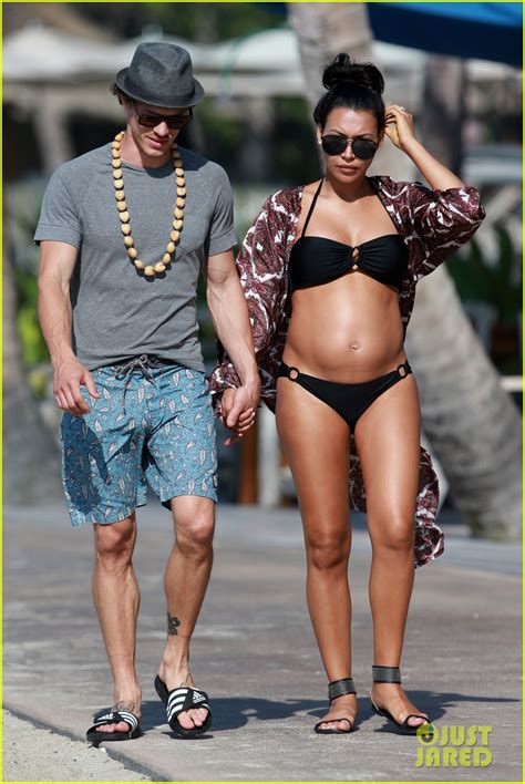 Naya Rivera Puts Her Baby Bump On Display In A Bikini Photo 802624 Photo Gallery Just