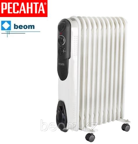Масляный радиатор ОМПТ-12Н Ресанта - Купить в Алматы