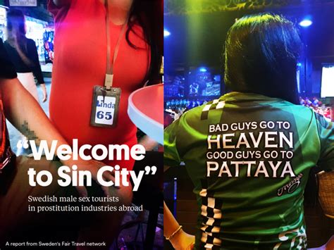 Sexturism och vilka är de svenska männen som köper sex utomlands Resa medvetet