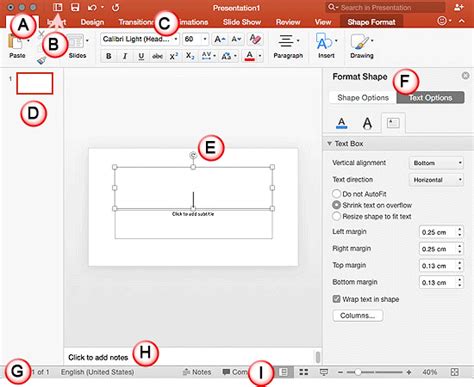 Interface In Powerpoint 2016 For Mac