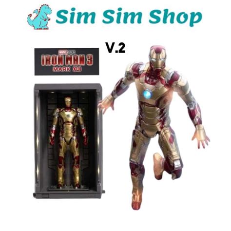 Promo Figure Avengers ZD Toys Iron Man Mark 42 Ironman MK XLII Not Hot Toy Diskon 23 Di