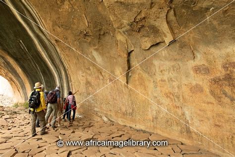 Photos And Pictures Of Rock Painting At Ha Kome Cave Village Lesotho