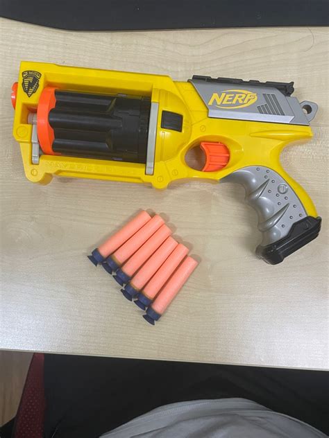 Nerf Maverick Rev 6 Hobbies And Toys Toys And Games On Carousell