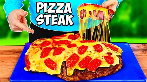 The World S Craziest Fast Food Steak Pizza Cheese Burger Sweet