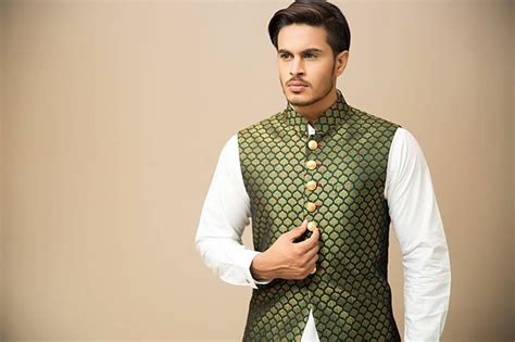 Amir Adnan Men Ceremony Kurtas Waist Coat Collection Mens