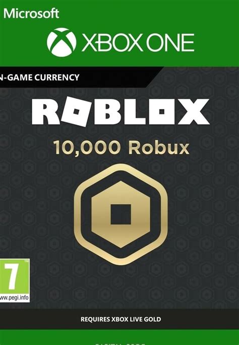 Roblox: 10000 Robux Currency Xbox One Digital Download | Roblox gifts ...