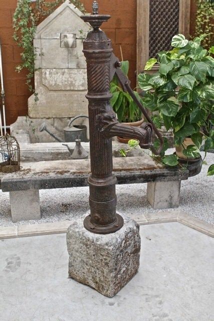 Village Water Pump In Iron From France At Stdibs