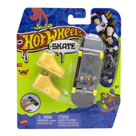 Скейт та взуття для пальчиків Hot Wheels в ас HGT46