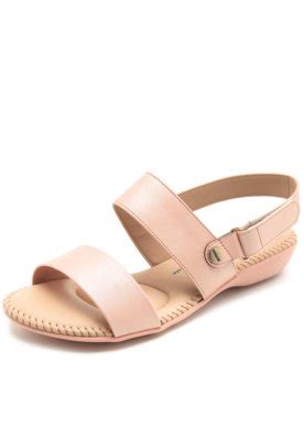 Sandália Rasteira Modare Tiras Nude Compre Agora Dafiti Brasil