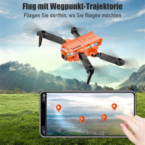 Mini Faltbar Wifi Fpv Drohne Mit K Hd Gps Kamera Selfie Rc