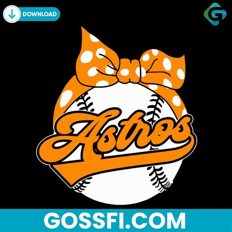 Houston Astros Girl Svg Digital Download