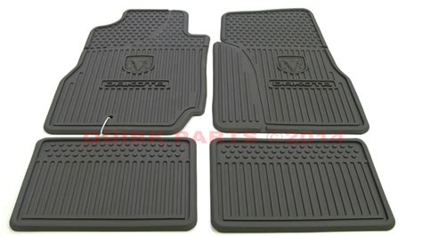 2006 2011 Dodge Dakota Crew Cab Slush All Weather Rubber Floor Mats Set