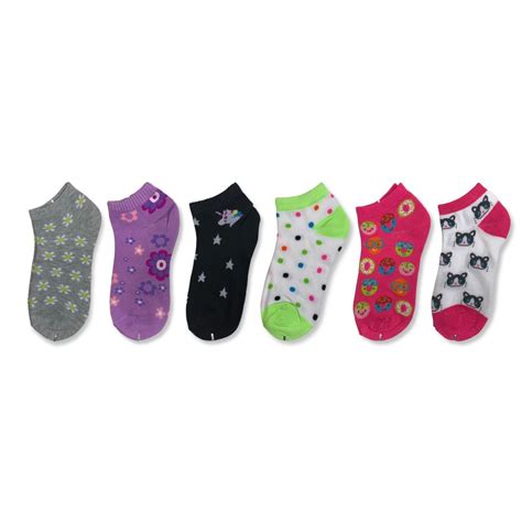 Kit C Meia Sapatilha Feminina Desenhos Sortidos Bruna Lian Gal Lingerie Calcinhas