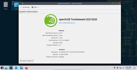 OpenSUSE Tumbleweed Gets KDE Plasma 5 21 And Framework Updates