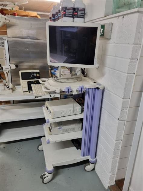 Olympus Monitor Trolley Film Medical