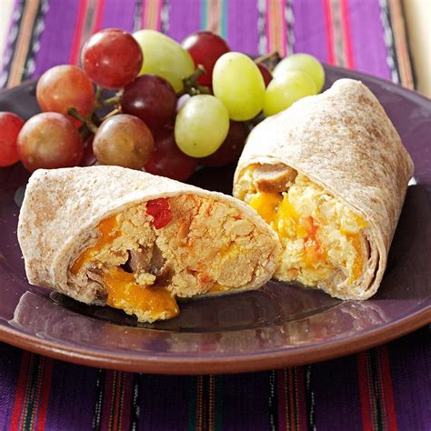 Sausage & Salsa Breakfast Burritos Recipe: How to Make It