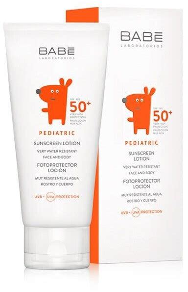 Babe Laboratorios Pediatric Sunscreen Lotion SPF 50 Plus 100 Ml Ab 18 28 Preisvergleich