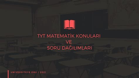 Tyt Matematik Konular Ve Soru Da L Mlar Uniko U S Nav Platformu