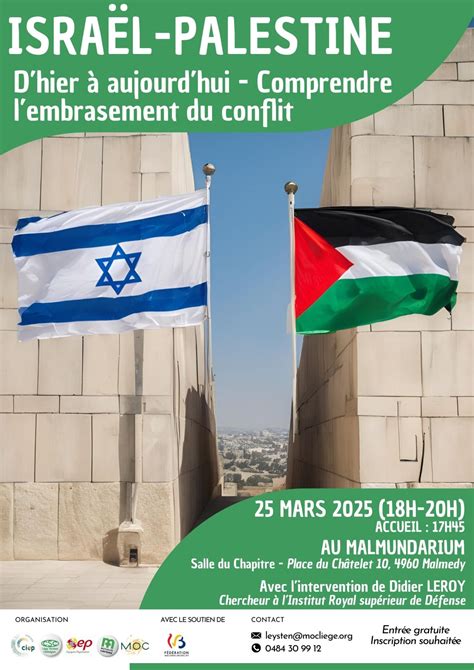 Ciep 444 Israel Jacob Averbach - Malmedy | 25/03/25 | Conférence - Israël-Palestine : D'hier à aujourd ...