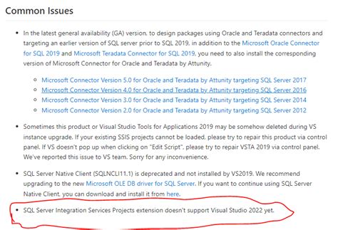 Sql Server SSIS Extension For Visual Studio 2022 Stack Overflow