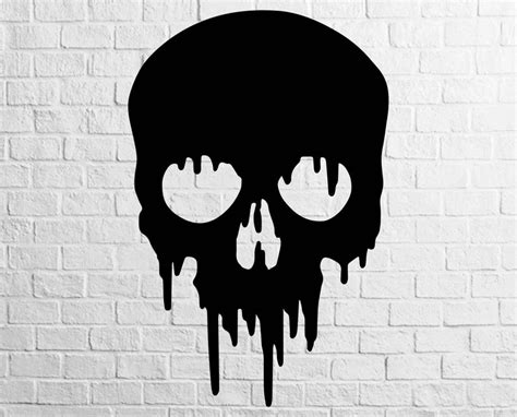 Dripping Skulls Svg Grim Reaper Svg Skull Svg Cut Files Fo Inspire