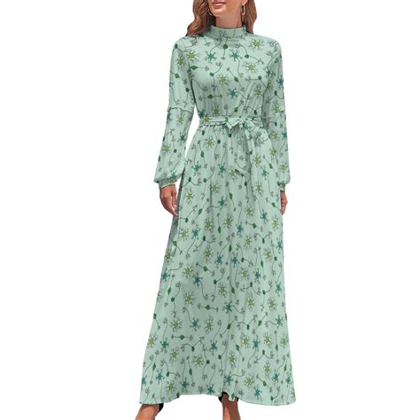 Types of Neurons on Mint Long Dress elegant dresses for women Prom gown