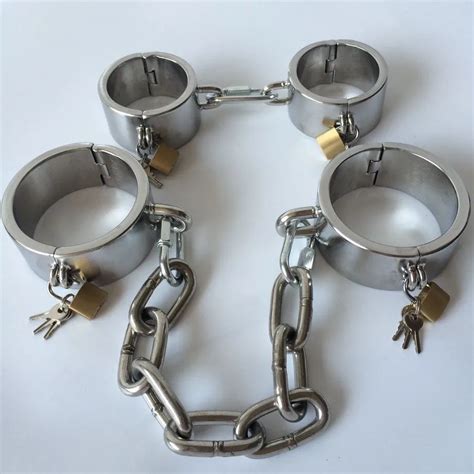 Aliexpress Buy 2pcs Set Stainless Steel Handcuffs For Sex