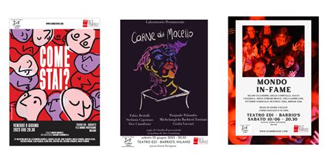 SCUOLA DI TEATRO SCIMMIE NUDE SAGGI DI FINE ANNO TEATRO EDI Barrio S