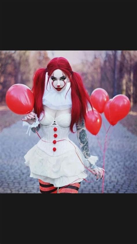 Pennywise Halloween kostüme damen Halloween kostüm Fasching verkleidung