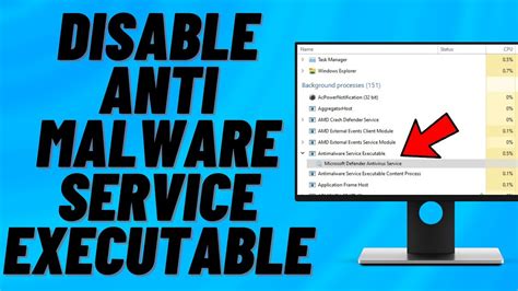 How To Disable Antimalware Service Executable On Windows 11 10