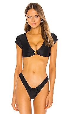 VDM Naomi Bikini Top In Black REVOLVE