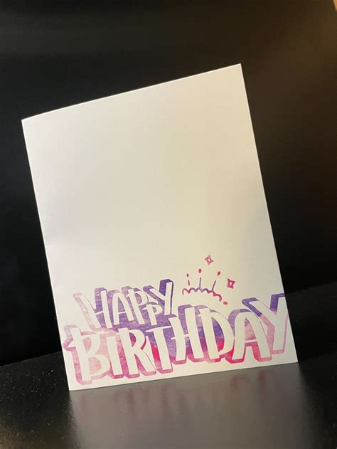 Birthday Card Paper By Janey