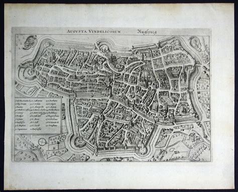 Augsburg Stadtplan Zvab