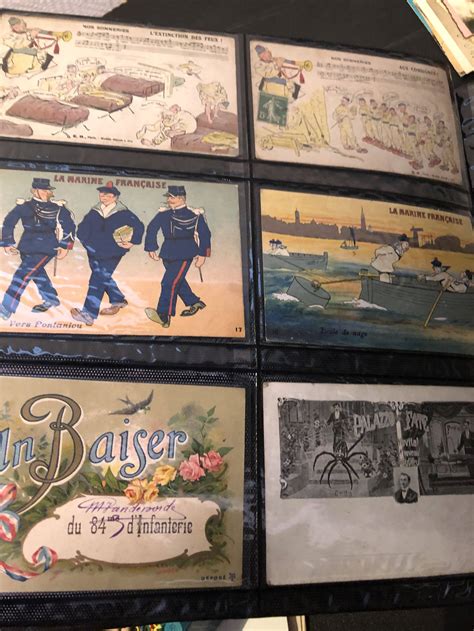 Fantaisies Militaria Et Divers Bel Album D Environ 450 CPA 1 Lot