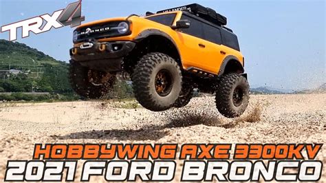 Rc Car Traxxas Trx4 2021 Ford Bronco Sand Bash Youtube