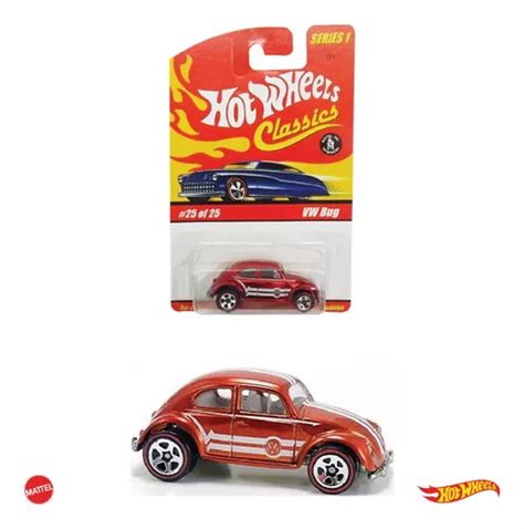 Hot Wheels Classics Volkswagen Bug Fusca Vermelho Novo Vw Frete grátis