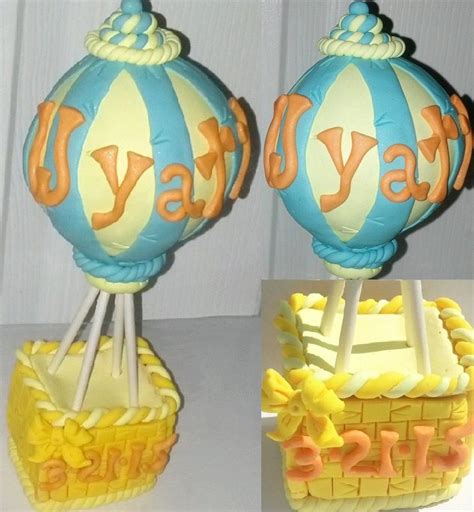 Cake Hot Air Balloon Cake Topper First Birthday Personalized Etsy